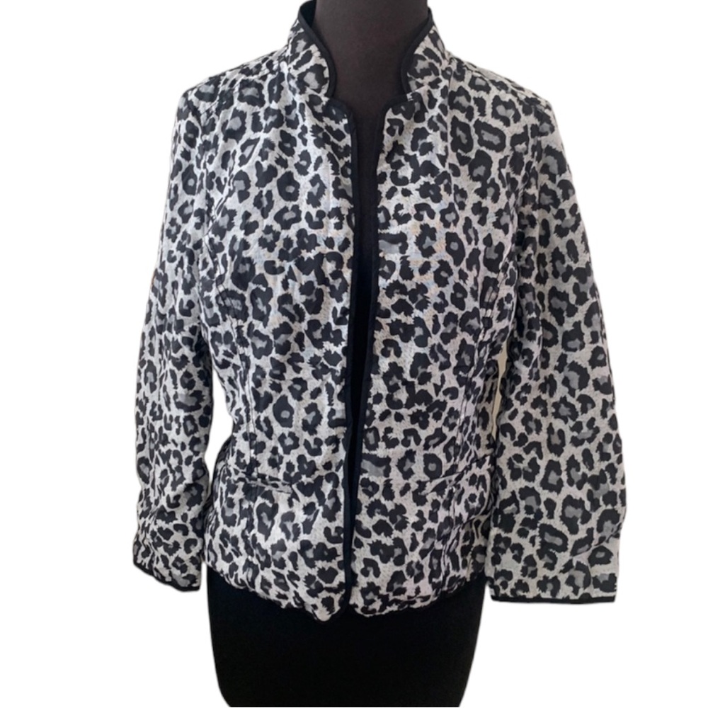 Chico’s Lightweight Shell Jacket Cheetah Print! - image 1